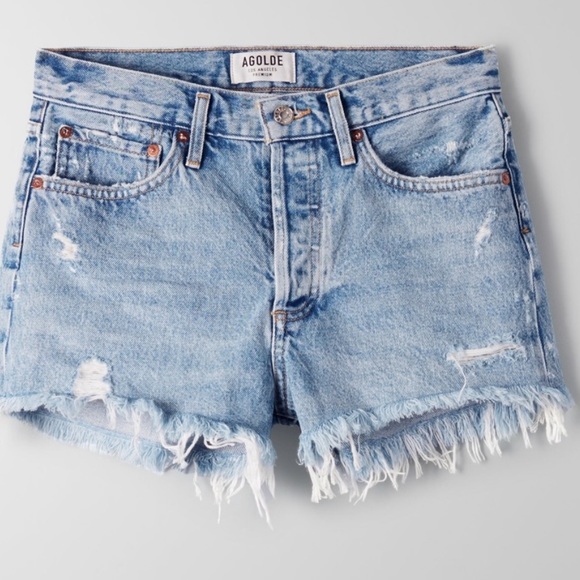 Agolde Pants - Agolde Parker Denim Shorts